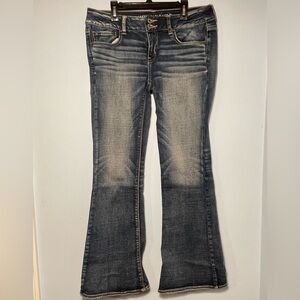 American Eagle Outfitters Dark Blue Flare Jeans